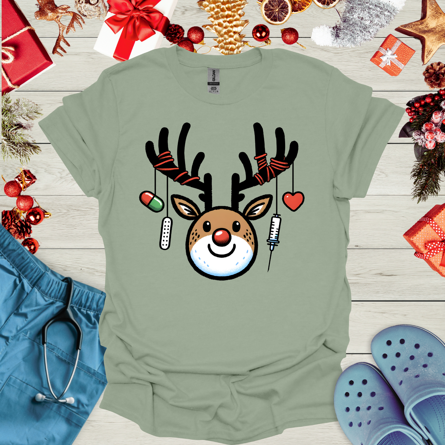 Cute Medical Reindeer T-Shirt