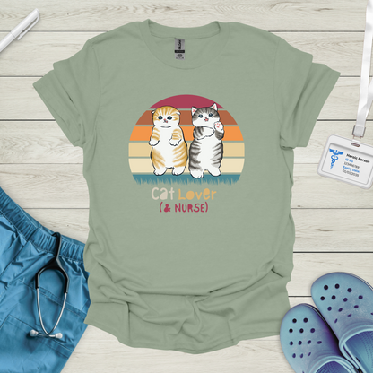 Cat Lover (& Nurse) T-Shirt