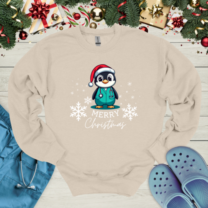 Christmas Penguin Sweatshirt