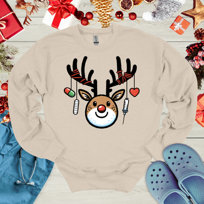 Cute Medical Reindeer Sweatshirt