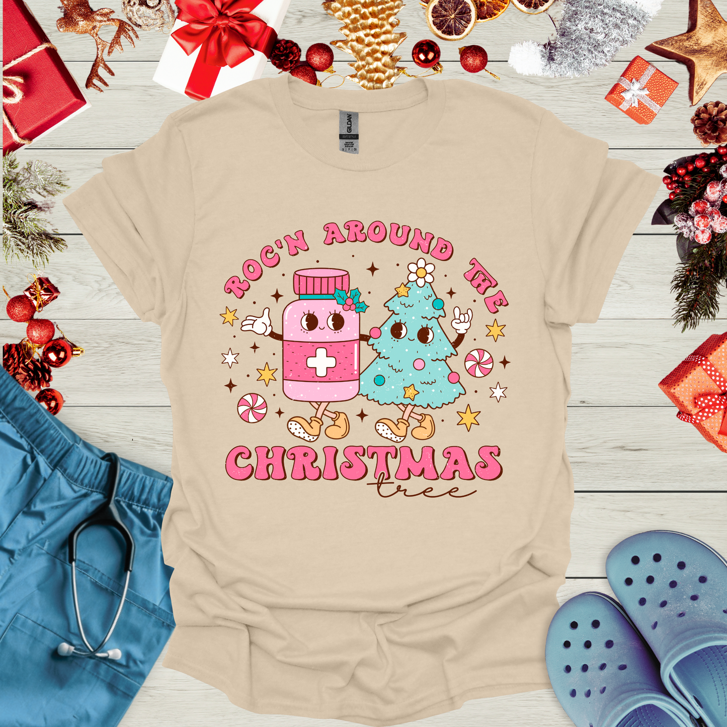 Roc'n Around the Christmas Tree T-Shirt