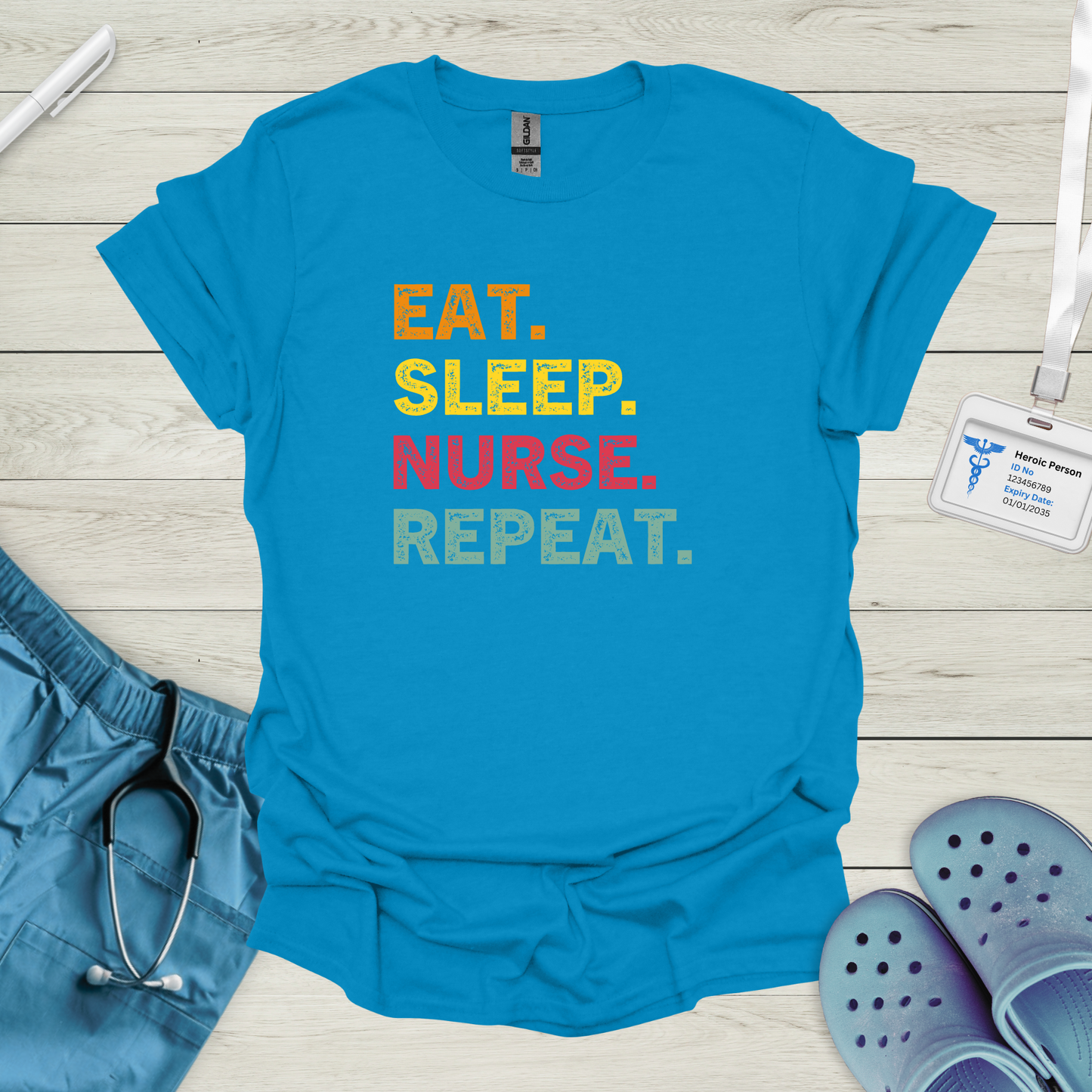 Eat. Sleep. Nurse.Repeat.T-Shirt