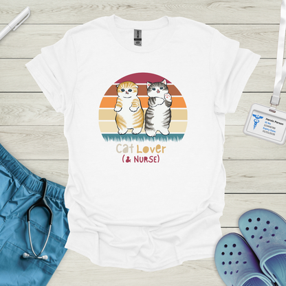 Cat Lover (& Nurse) T-Shirt