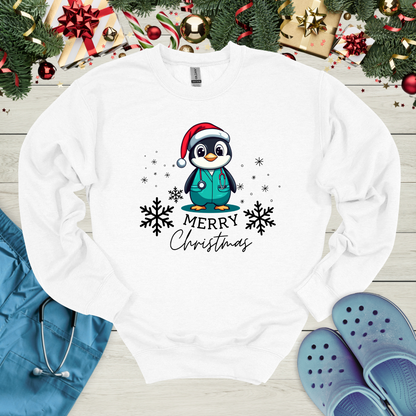 Christmas Penguin Sweatshirt