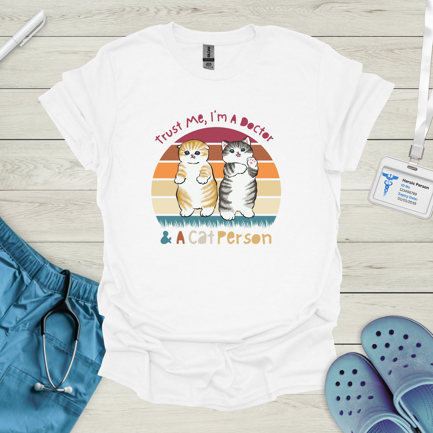 Trust Me, I'm A Doctor & A Cat Person T-Shirt