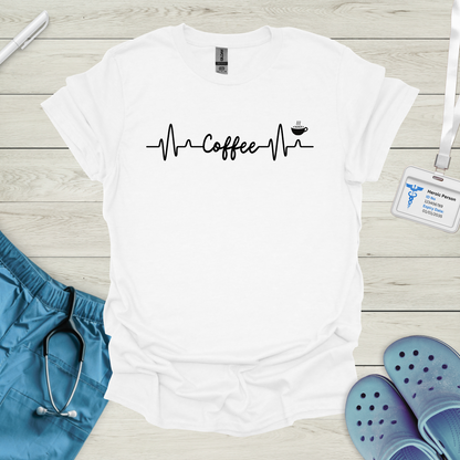 Coffee ECG T-Shirt