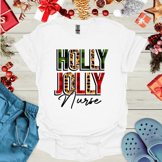 Holly Jolly Nurse T-Shirt