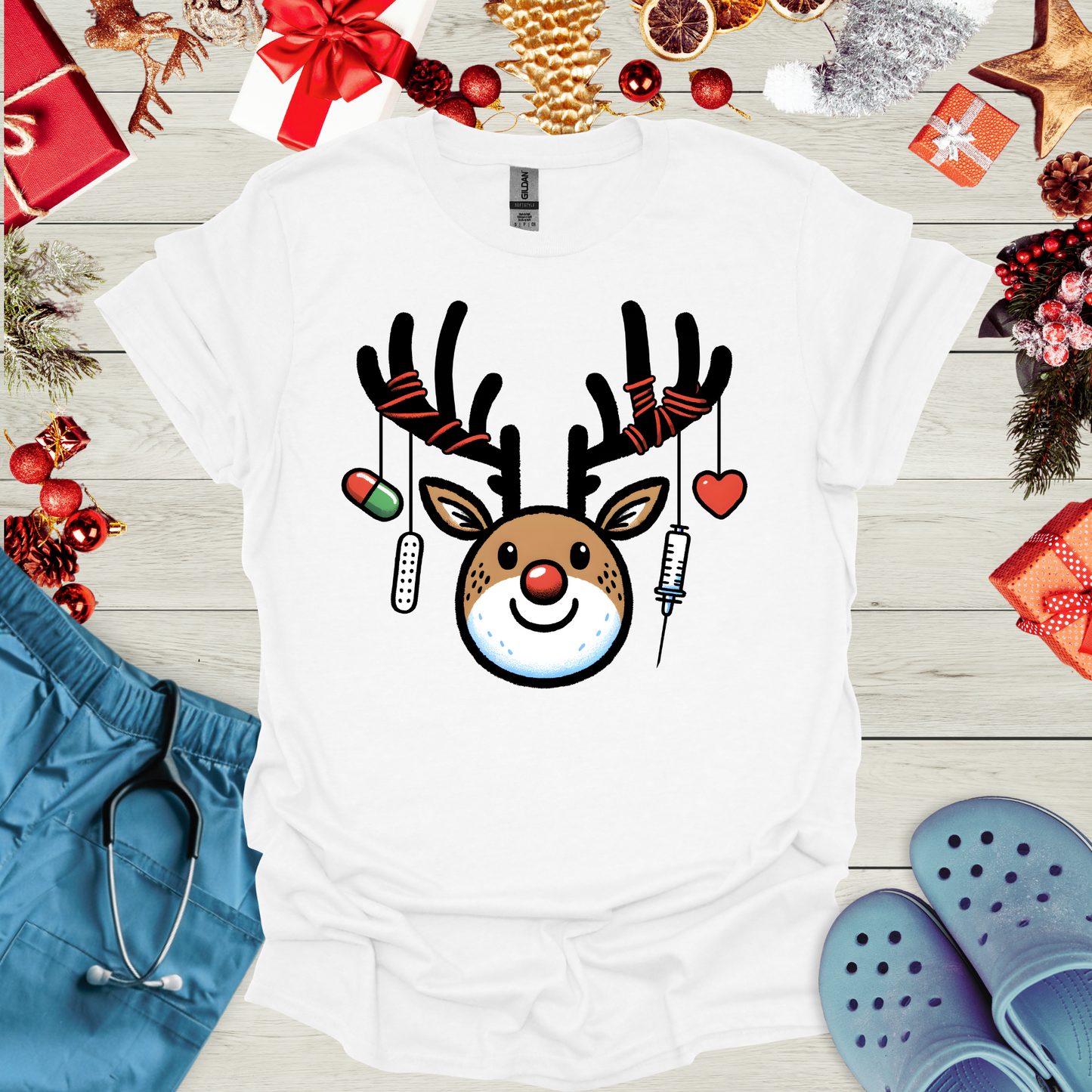 Cute Medical Reindeer T-Shirt