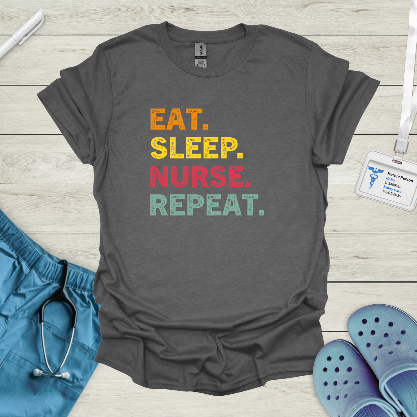 Eat. Sleep. Nurse.Repeat.T-Shirt