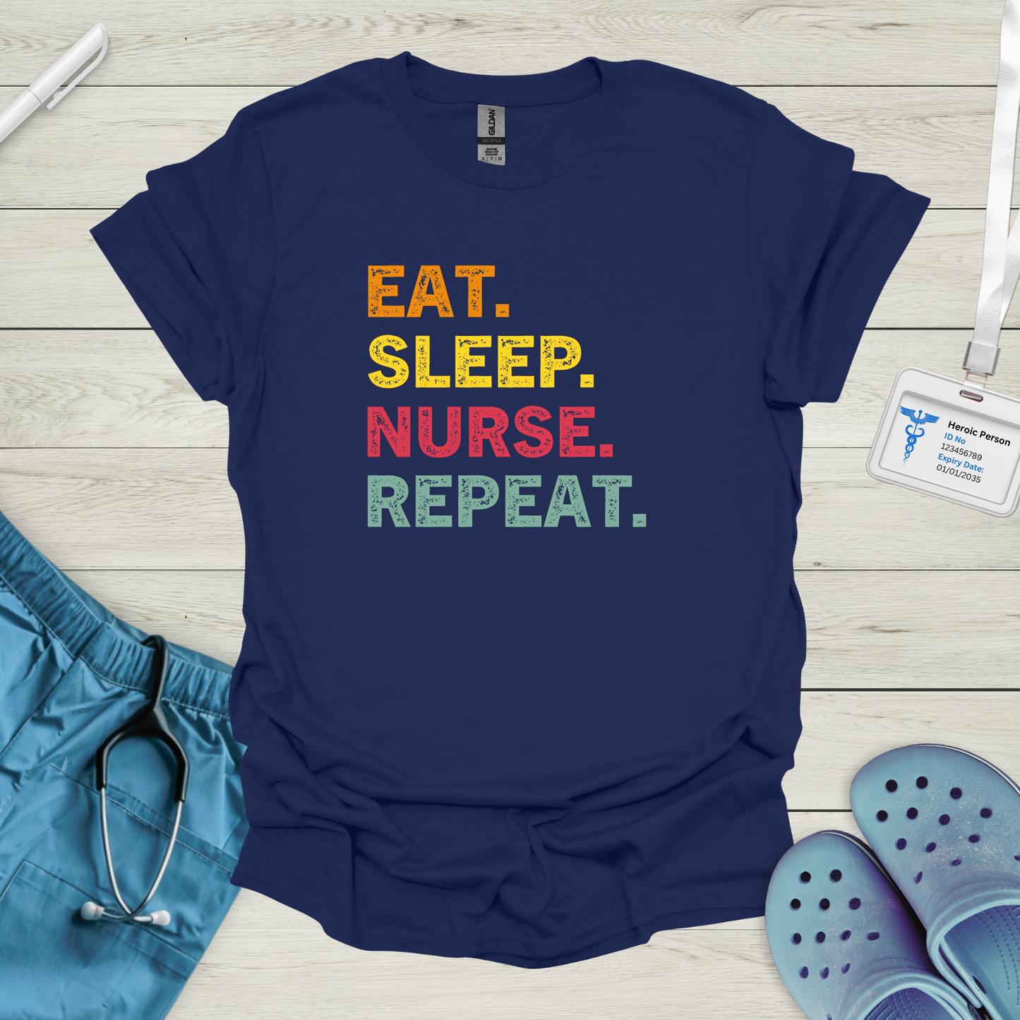 Eat. Sleep. Nurse.Repeat.T-Shirt